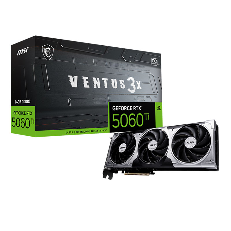 Carte Graphique MSI RTX 5060Ti VENTUS 3X OC - 16Go