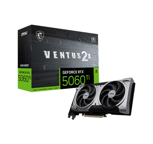 Carte Graphique MSI RTX 5060Ti VENTUS 2X OC PLUS - 16Go
