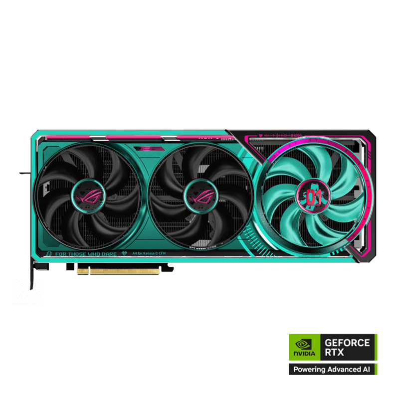 Carte Graphique ASUS ROG ASTRAL RTX 5080 O16G MIKU-W