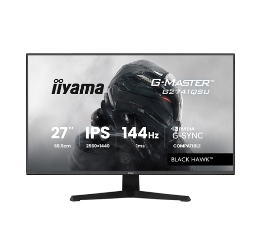 Ecran Gamer iiyama G-MASTER G2741QSU-B1, IPS, 1ms, 27" FHD