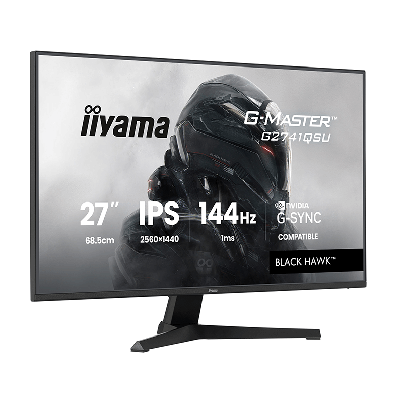 Ecran Gamer iiyama G-MASTER G2741QSU-B1, IPS, 1ms, 27" FHD