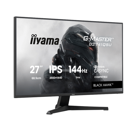 Ecran Gamer iiyama G-MASTER G2741QSU-B1, IPS, 1ms, 27" 2.5K