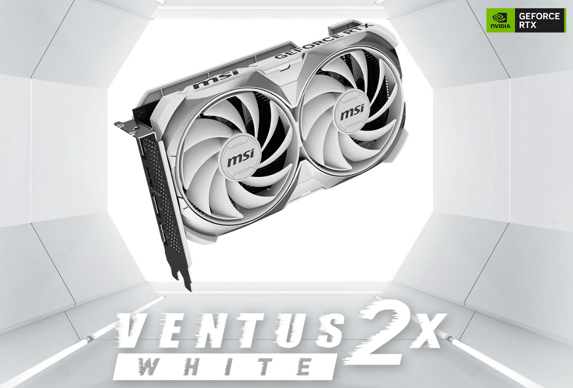 carte graphique rtx 4060 ventus 2x white
