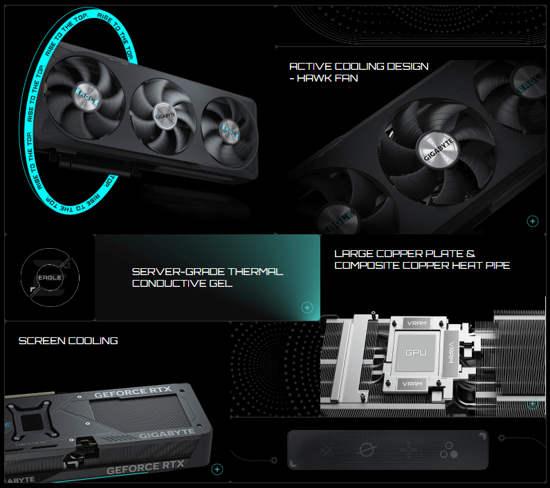 carte graphique GIGABYTE RTX 5070 EAGLE OC-12GD