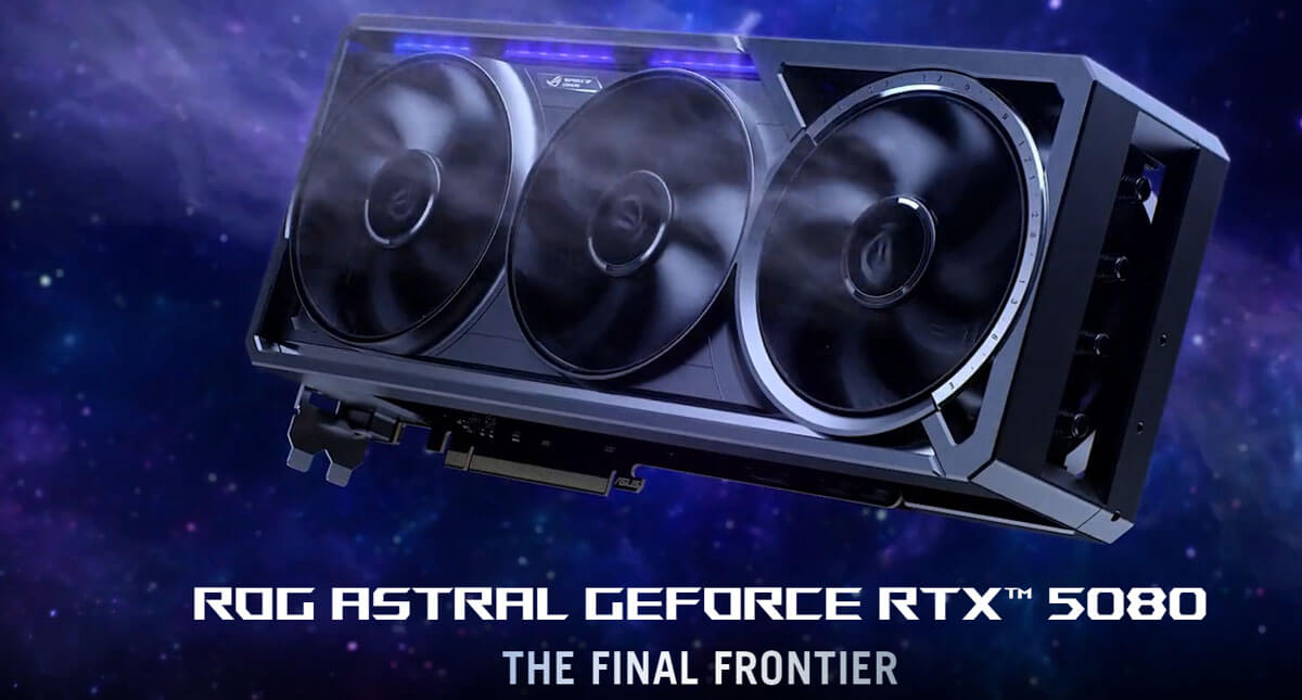 Carte Graphique Gaming ASUS ROG ASTRAL RTX 5080