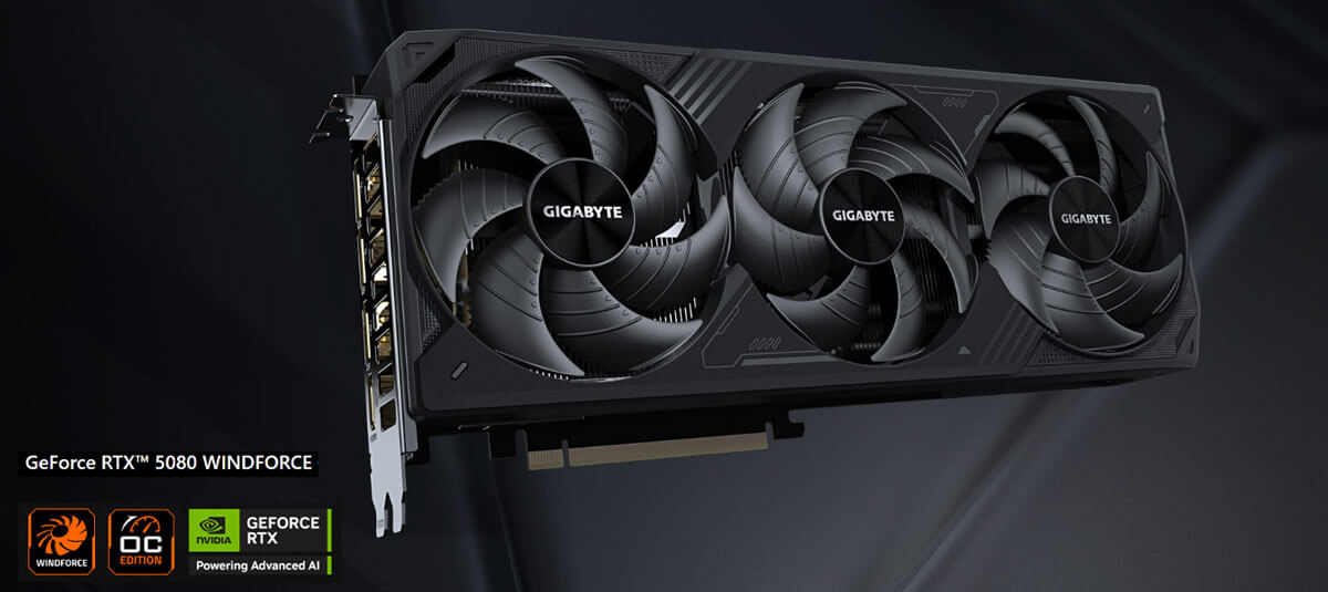 Carte Graphique GIGABYTE RTX 5080 WF3OC 16Go