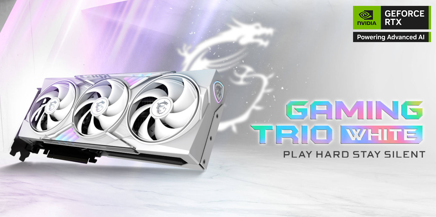 MSI RTX™ 5060 Ti 16G Gaming trio OC - white