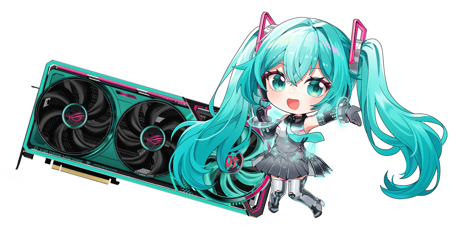 Carte Graphique Gaming ASUS ROG ASTRAL RTX 5080 - MIKU-W