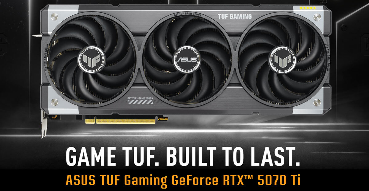 Carte Graphique Gaming ASUS TUF Gaming RTX 5070Ti