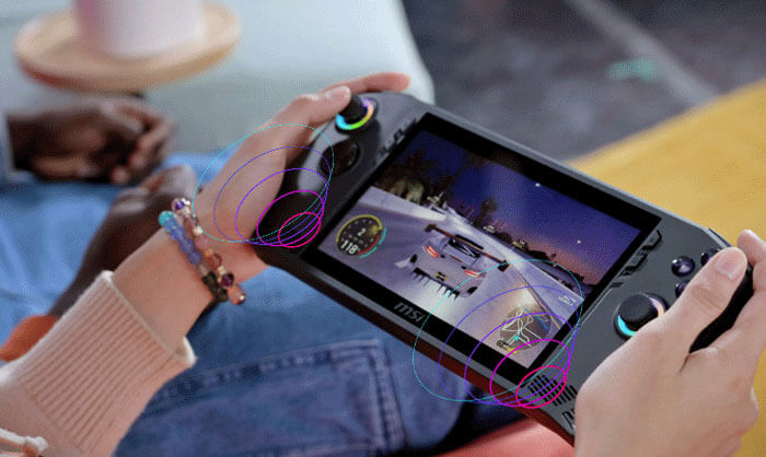 MSI console portable Claw - A1M |audio