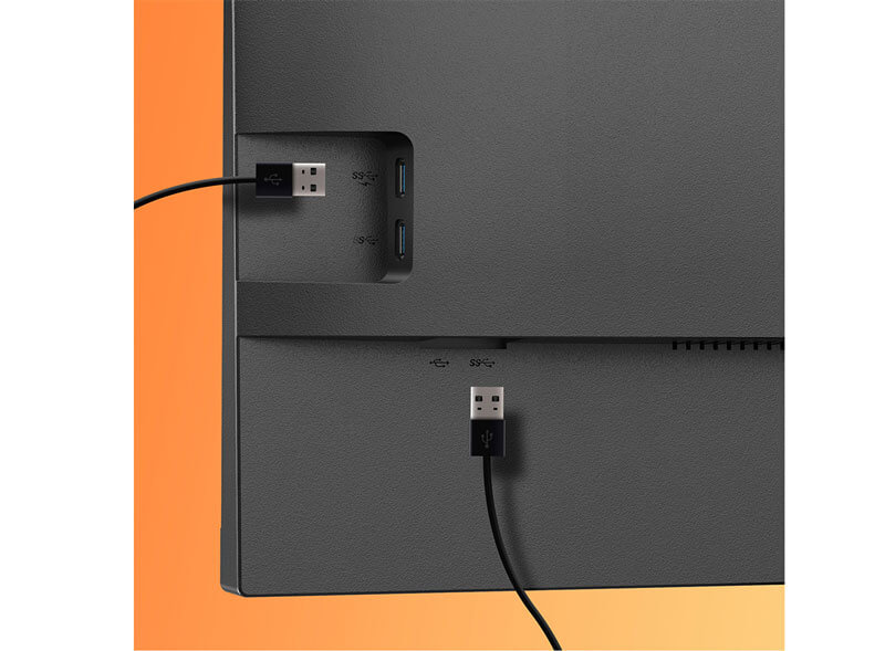 Ecran AOC CU34V5CW/BK  |  Concentrateurs USB Intégrés
