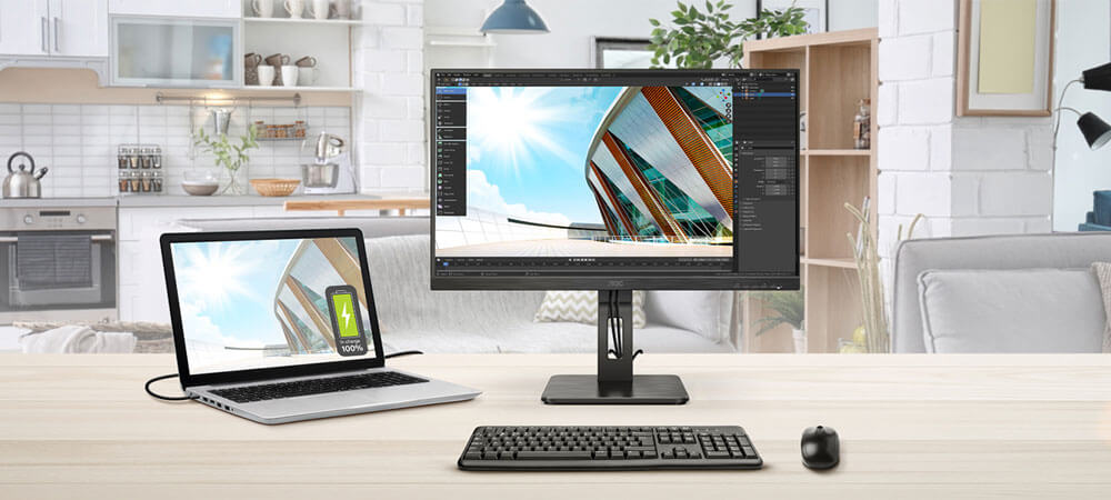 Ecran  AOC 27P2C | USB-C