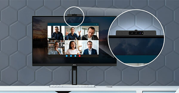 Ecran AOC CU34V5CW/BK| Collaboration Vidéo