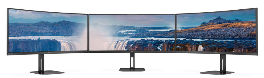 Ecran AOC CU34V5C/BK | Design sans contour