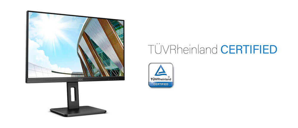 Ecran Plat  AOC 24P2Q | TÜV Rheinland