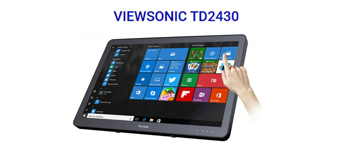 Ecran Tactile Multi-utilisateur VIEWSONIC  TD2430