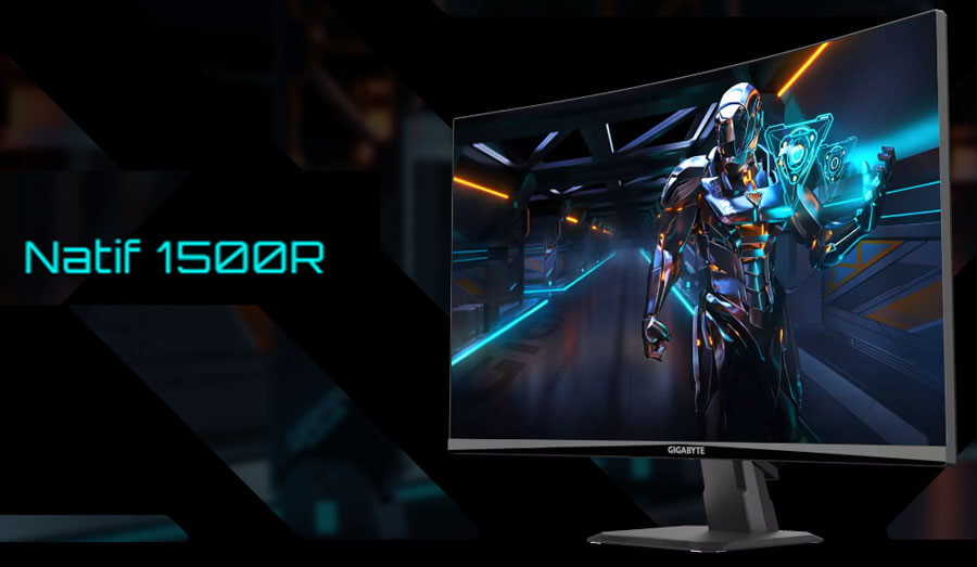 Ecran Incurvé GIGABYTE Gamer GS32QC EU | Écran incurvé VA 31.5 avec courbure 1500R