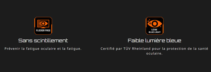 Ecran Incurvé GIGABYTE Gamer M32QC-EK | Technologie de Protection Oculaire Certifiée