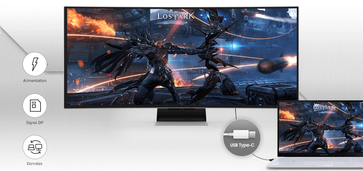 Ecran SAMSUNG ODYSSEY G8 - G85SB UWQHD @ 175Hz
