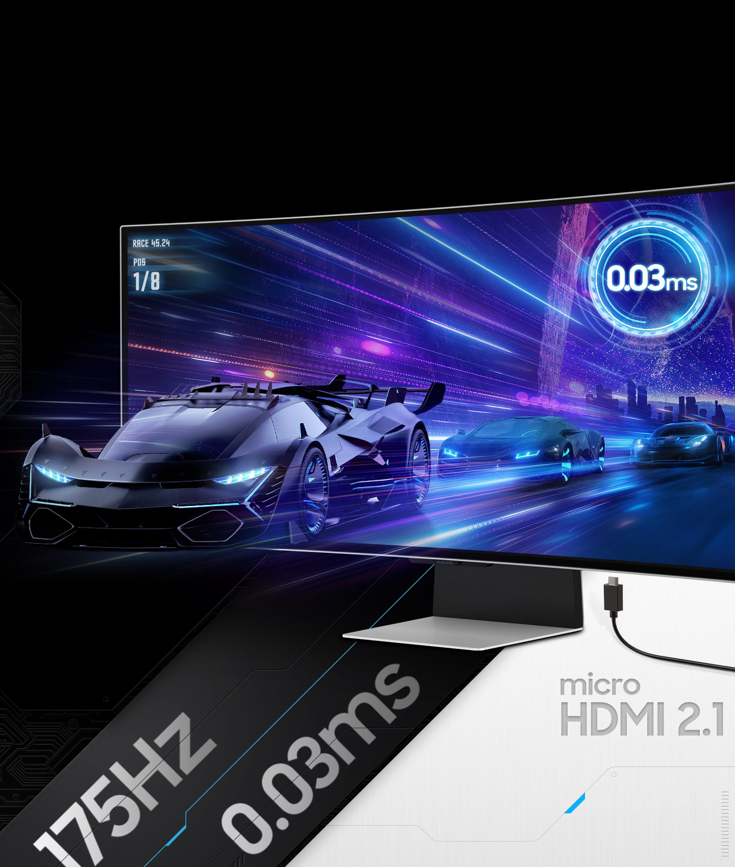 Ecran SAMSUNG ODYSSEY G8 - G85SB