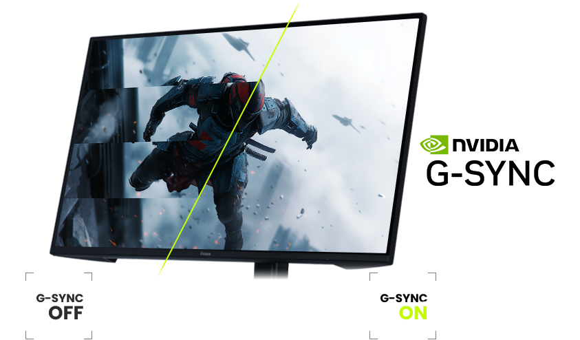 écran IIYAMA G2741QSU-B1 | NVIDIA G-SYNC