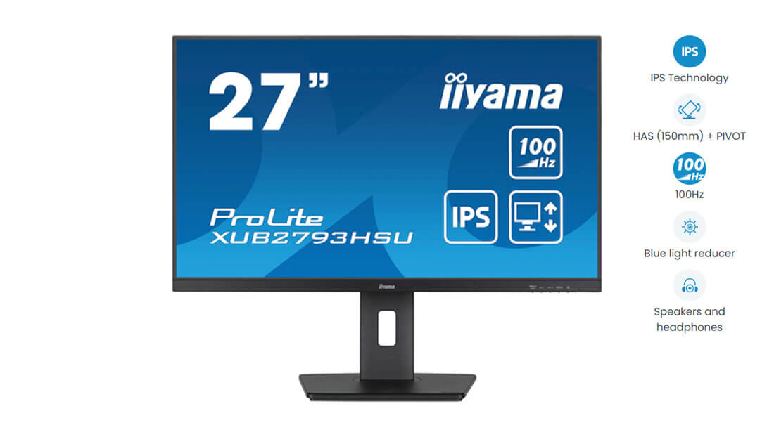 Ecran iiyama ProLite XUB2793HSU-B6