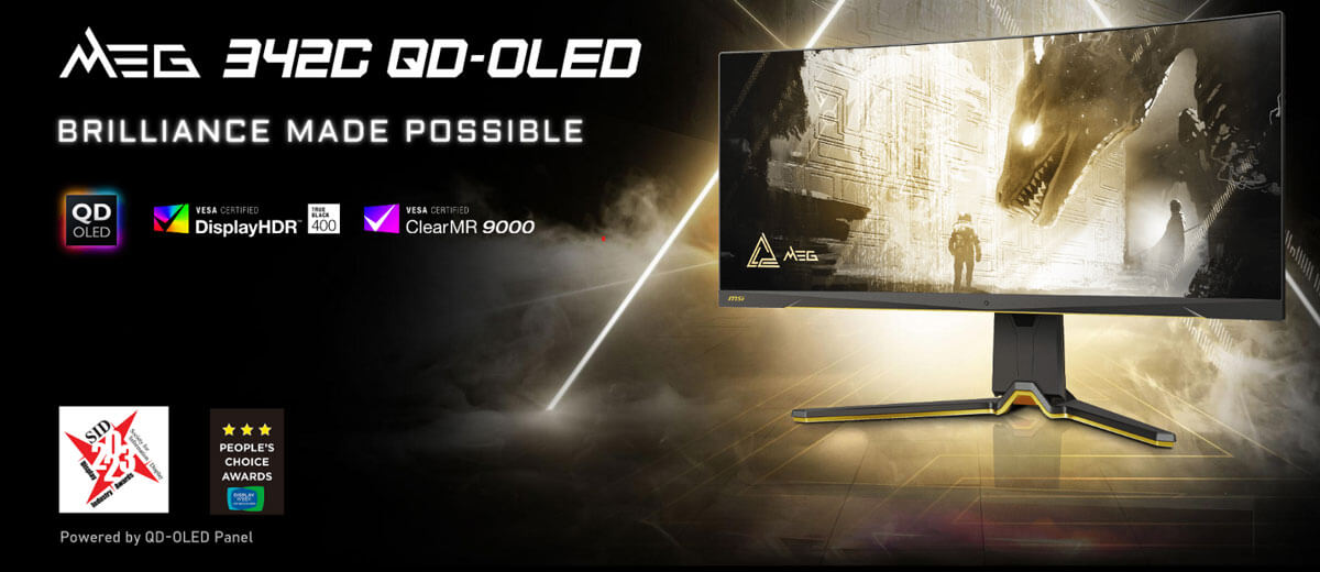 Ecran Incurvé Msi Gamer MEG 342C QD-OLED