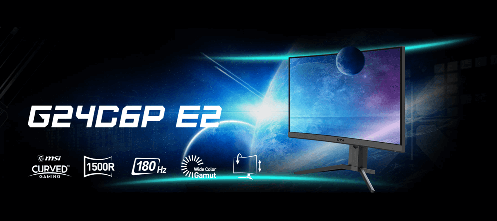 ecran gamer MSI G24C6P-E2F