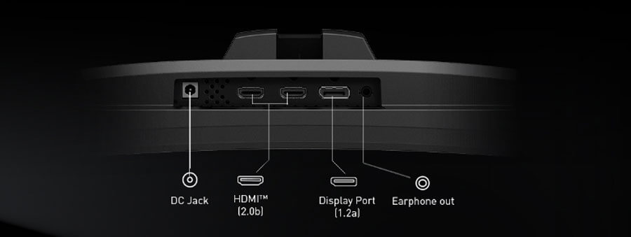 Ecran Incurvé Msi Gamer G27C4 E3 | connectivite