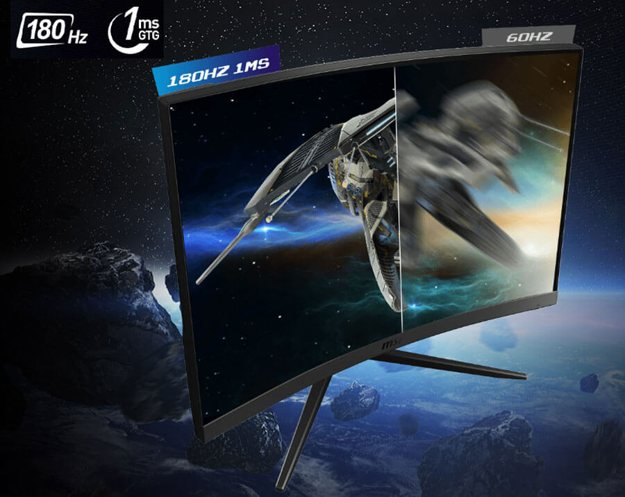 Ecran Incurvé Msi Gamer G27C4 E3| @180Hz / 1ms