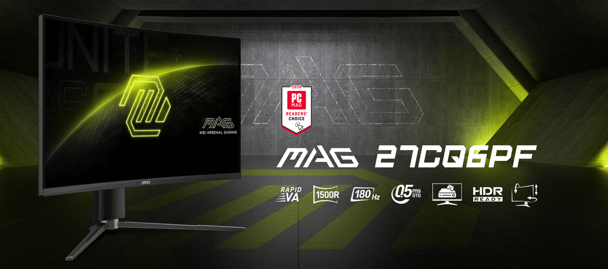 Ecran Msi Gamer Incurvé MAG  27CQ6PF