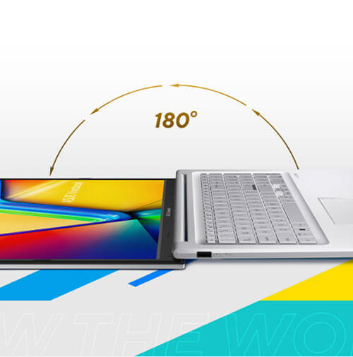 PC PORTABLE ASUS VIVOBOOK 17 X1704ZA-AU251W | Charnière 180°