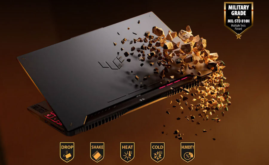 PC PORTABLE ASUS TUF GAMING A17 | ROBUSTESSE MILITAIRE