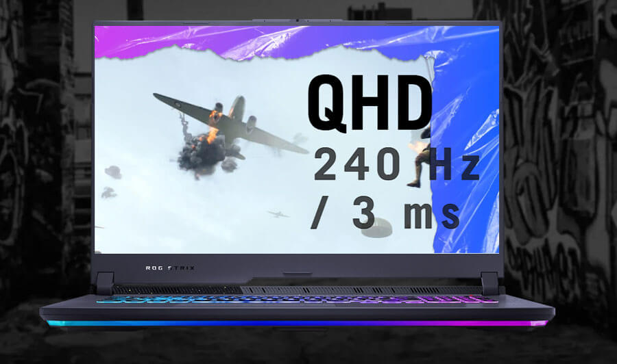 PC ROG STRIX G17 | L'écran du Strix G17
