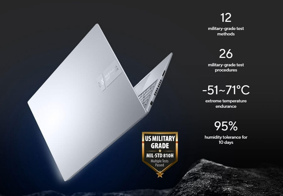 Pc Portable ASUS VIVOBOOK 16X | Normes Militaires
