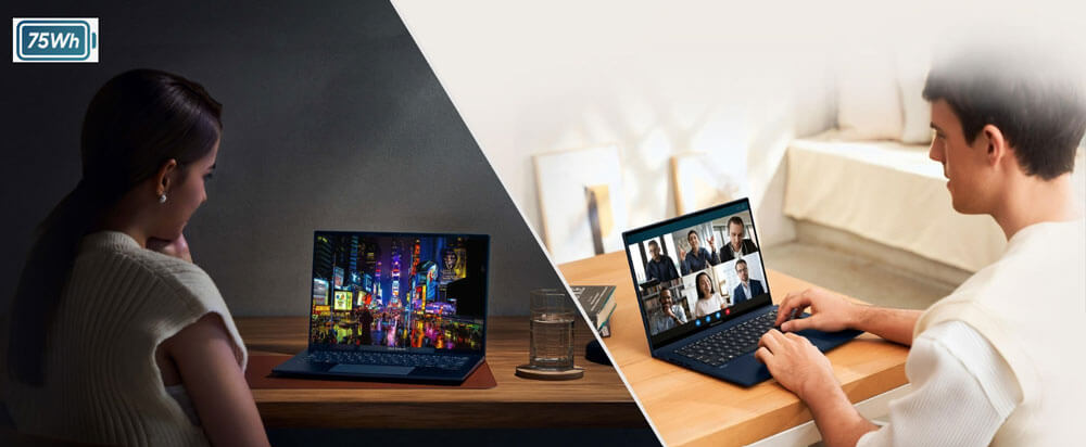 Pc Portable ASUS  ZenBook 14X OLED  UM3402YA-KM453W  | Batterie 70WH