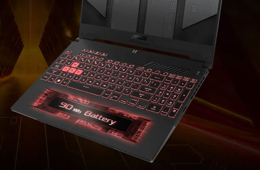PC GAMER ASUS TUF A15 FA507NU |  charge rapide