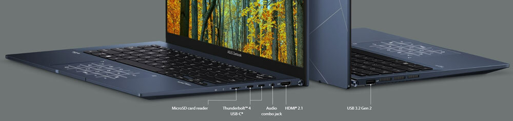 Pc Portable ASUS  Zenbook 14X OLED UX3402VA-KM139W  | connectivite
