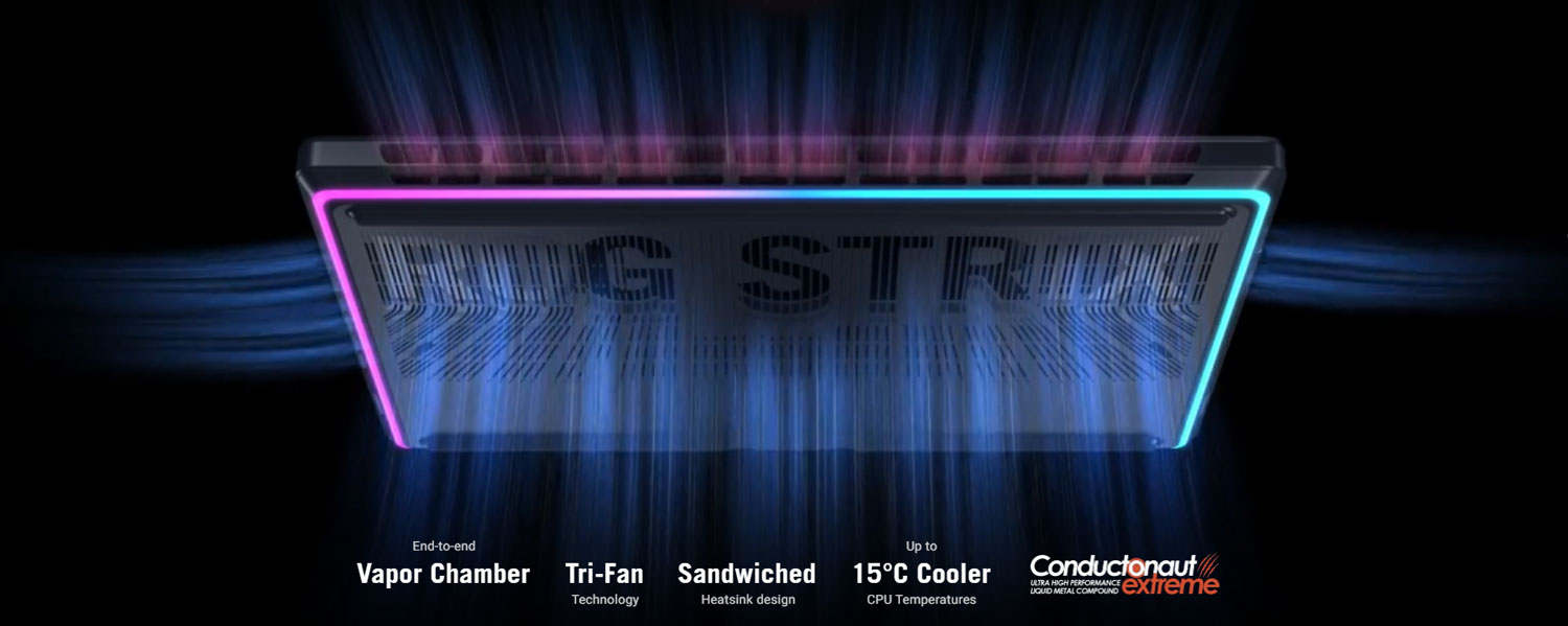 Refroidissement - pc gamer asus ROG STRIX SCAR 18