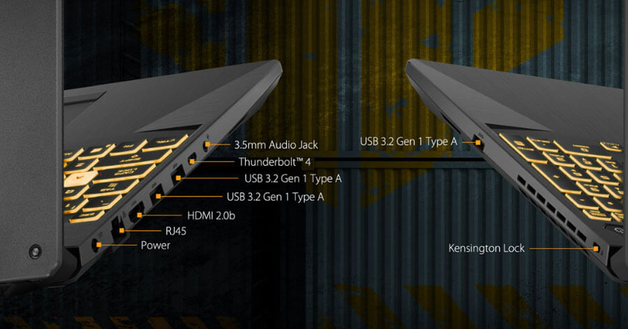 connectivite TUF F15
