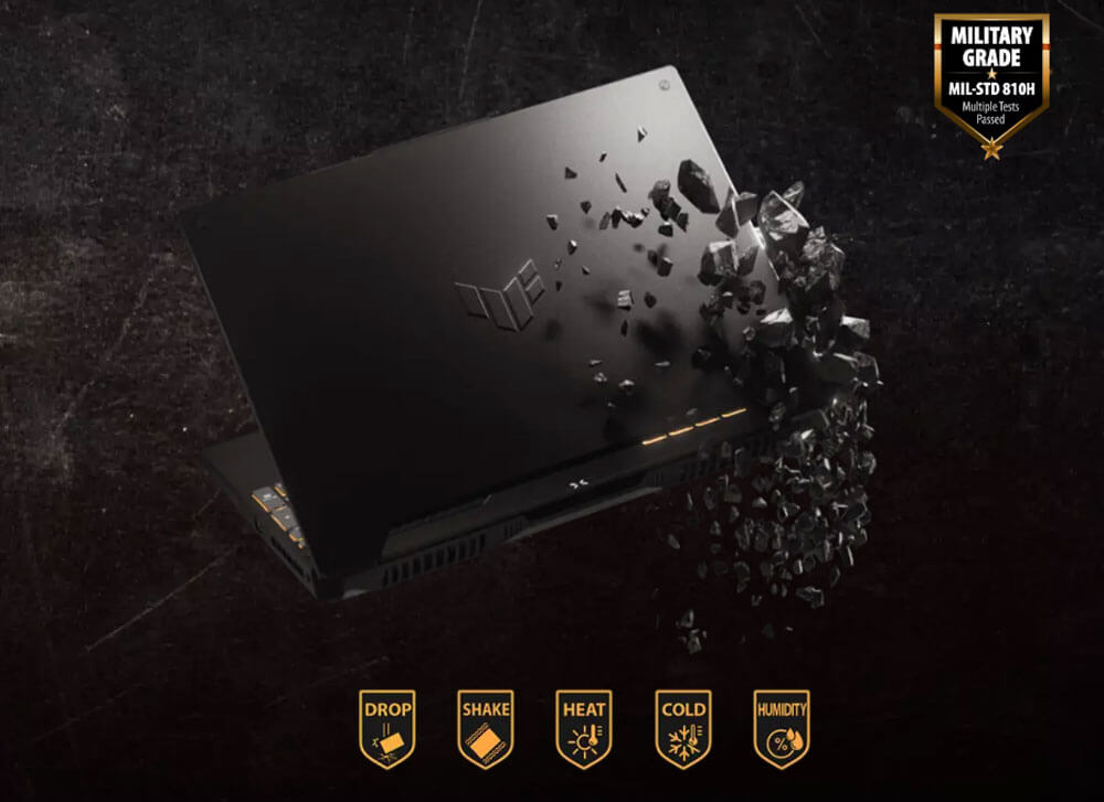 PC ASUS TUF GAMING F17 TUF707VI | ROBUSTESSE MILITAIRE