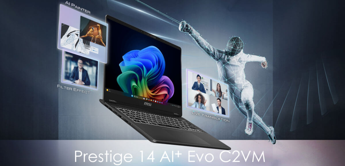 Pc Portable MSI Pro Prestige 14 AI+ Evo C2VMG-002FR