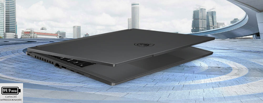 Msi CreatorPro 16 AI Studio A1VMG-085FR |Charge Rapide et Autonomie