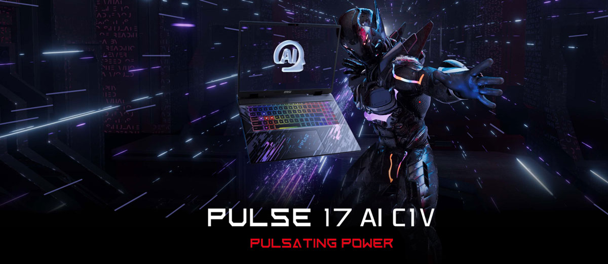 Pc Portable Gamer MSI Pulse 17 AI C1VGKG-058FR