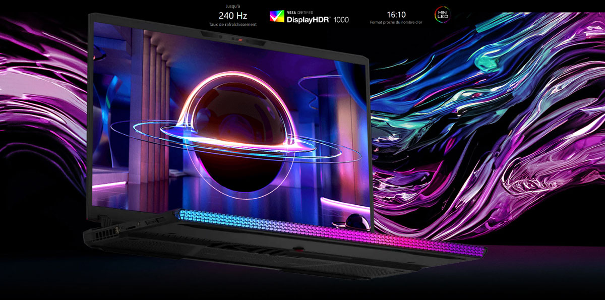 pc portable MSI RAIDER | Expérience Visuelle Inégalée