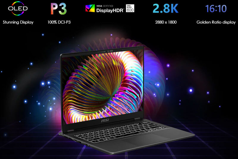 Msi Prestige 16 AI+ Evo C2VMG-002FR | Ecran OLED 2.8K