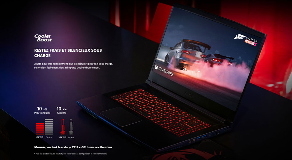 Pc Portable MSI THIN GF63 12VE-022FR-3
