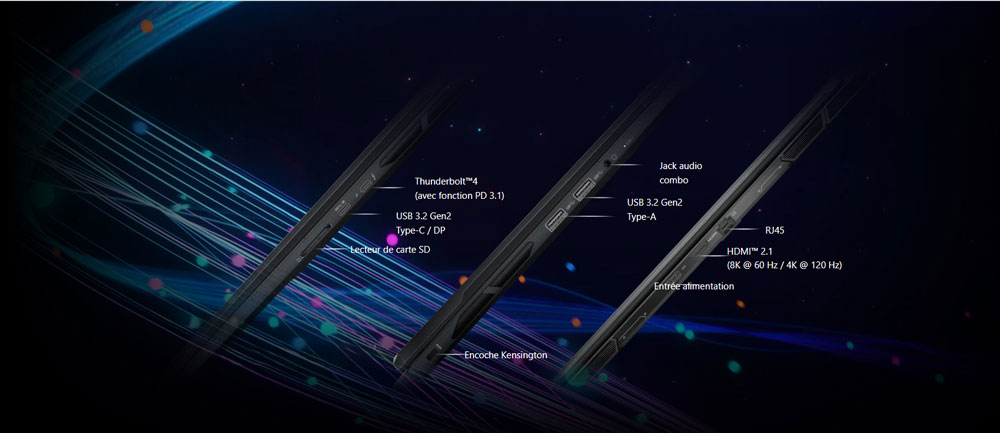 Stealth 18 AI Studio A1VIG-056FR | Connectivité Polyvalente