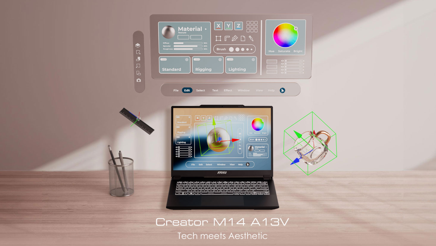 Pc Portable Pro MSI CREATOR M14 A13V