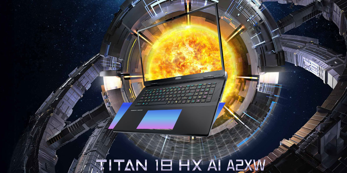 Pc Portable Gamer MSI Titan 18 HX AI  A2XWJG-211FR